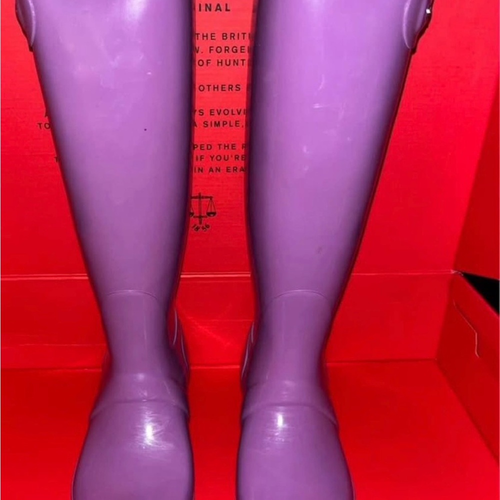 Hunter Women's Purple Rain Boots